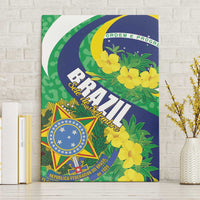 Brazil Sete de Setembro Canvas Wall Art Flor De Ip Amarel Leopard Pattern - Wonder Print Shop