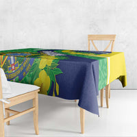 Brazil Sete de Setembro Tablecloth Flor De Ip Amarel Leopard Pattern - Wonder Print Shop