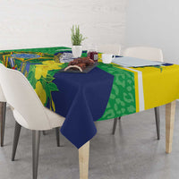Brazil Sete de Setembro Tablecloth Flor De Ip Amarel Leopard Pattern - Wonder Print Shop