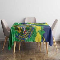 Brazil Sete de Setembro Tablecloth Flor De Ip Amarel Leopard Pattern - Wonder Print Shop
