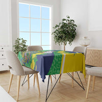 Brazil Sete de Setembro Tablecloth Flor De Ip Amarel Leopard Pattern - Wonder Print Shop