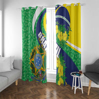 Brazil Sete de Setembro Window Curtain Flor De Ip Amarel Leopard Pattern - Wonder Print Shop