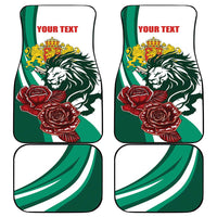 Bulgaria Car Mats Coat of Arms Lion with Roses - Wonder Print Shop