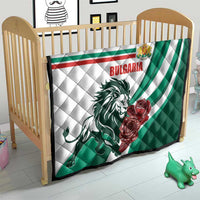Bulgaria Quilt Coat of Arms Lion with Roses - Wonder Print Shop
