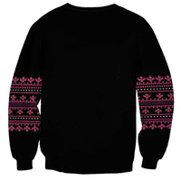 Bulgaria Traditional Pattern Pink Sweatshirt Balkan Culture - Wonder Print Shop