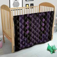 Bulgaria Traditional Pattern Purple Quilt Balkan Culture - Wonder Print Shop