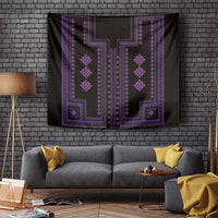Bulgaria Traditional Pattern Purple Tapestry Balkan Culture - Wonder Print Shop