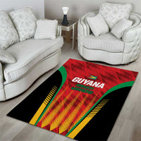 Custom Amazon Warriors Guyana Cricket Area Rug Ready For Glory Red Version - Wonder Print Shop