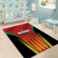 Custom Amazon Warriors Guyana Cricket Area Rug Ready For Glory Red Version - Wonder Print Shop