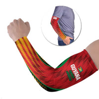 Custom Amazon Warriors Guyana Cricket Arm Sleeves Ready For Glory Red Version - Wonder Print Shop