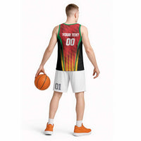 Custom Amazon Warriors Guyana Cricket Basketball Jersey Ready For Glory Red Version - Wonder Print Shop