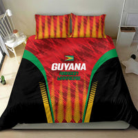 Custom Amazon Warriors Guyana Cricket Bedding Set Ready For Glory Red Version - Wonder Print Shop