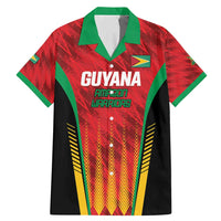 Custom Amazon Warriors Guyana Cricket Family Matching Mermaid Dress and Hawaiian Shirt Ready For Glory Red Version - Wonder Print Shop