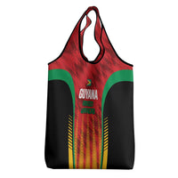 Custom Amazon Warriors Guyana Cricket Grocery Bag Ready For Glory Red Version - Wonder Print Shop