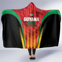 Custom Amazon Warriors Guyana Cricket Hooded Blanket Ready For Glory Red Version - Wonder Print Shop