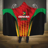 Custom Amazon Warriors Guyana Cricket Hooded Blanket Ready For Glory Red Version - Wonder Print Shop