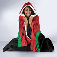 Custom Amazon Warriors Guyana Cricket Hooded Blanket Ready For Glory Red Version - Wonder Print Shop