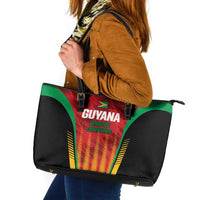 Custom Amazon Warriors Guyana Cricket Leather Tote Bag Ready For Glory Red Version - Wonder Print Shop
