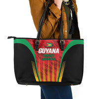 Custom Amazon Warriors Guyana Cricket Leather Tote Bag Ready For Glory Red Version - Wonder Print Shop