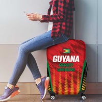 Custom Amazon Warriors Guyana Cricket Luggage Cover Ready For Glory Red Version - Wonder Print Shop