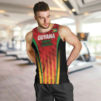 Custom Amazon Warriors Guyana Cricket Men Tank Top Ready For Glory Red Version - Wonder Print Shop