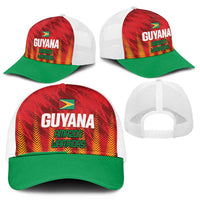 Amazon Warriors Guyana Cricket Mesh Trucker Cap Ready For Glory Red Version - Wonder Print Shop