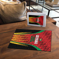 Amazon Warriors Guyana Cricket Puzzle Ready For Glory Red Version - Wonder Print Shop