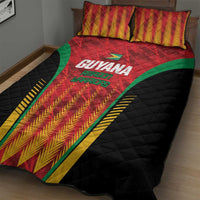 Custom Amazon Warriors Guyana Cricket Quilt Bed Set Ready For Glory Red Version - Wonder Print Shop