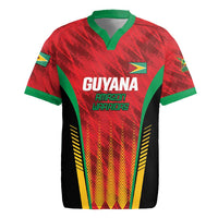 Custom Amazon Warriors Guyana Cricket Rugby Jersey Ready For Glory Red Version - Wonder Print Shop