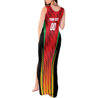 Custom Amazon Warriors Guyana Cricket Tank Maxi Dress Ready For Glory Red Version - Wonder Print Shop