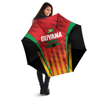 Amazon Warriors Guyana Cricket Umbrella Ready For Glory Red Version - Wonder Print Shop