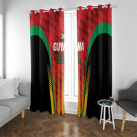 Custom Amazon Warriors Guyana Cricket Window Curtain Ready For Glory Red Version - Wonder Print Shop