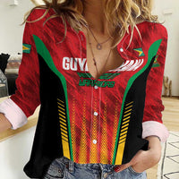 Custom Amazon Warriors Guyana Cricket Women Casual Shirt Ready For Glory Red Version - Wonder Print Shop