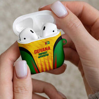 Amazon Warriors Guyana Cricket AirPods Case Ready For Glory Yellow Version - Wonder Print Shop