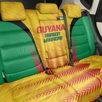 Custom Amazon Warriors Guyana Cricket Back Car Seat Cover Ready For Glory Yellow Version - Wonder Print Shop