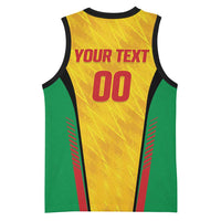 Custom Amazon Warriors Guyana Cricket Basketball Jersey Ready For Glory Yellow Version - Wonder Print Shop