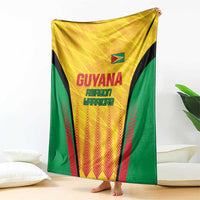 Custom Amazon Warriors Guyana Cricket Blanket Ready For Glory Yellow Version - Wonder Print Shop
