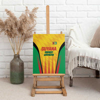 Custom Amazon Warriors Guyana Cricket Canvas Wall Art Ready For Glory Yellow Version - Wonder Print Shop