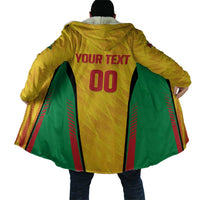 Custom Amazon Warriors Guyana Cricket Cloak Ready For Glory Yellow Version - Wonder Print Shop
