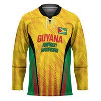 Custom Amazon Warriors Guyana Cricket Hockey Jersey Ready For Glory Yellow Version - Wonder Print Shop