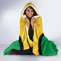 Custom Amazon Warriors Guyana Cricket Hooded Blanket Ready For Glory Yellow Version - Wonder Print Shop