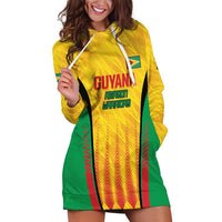 Custom Amazon Warriors Guyana Cricket Hoodie Dress Ready For Glory Yellow Version - Wonder Print Shop