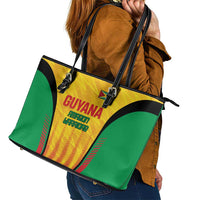 Custom Amazon Warriors Guyana Cricket Leather Tote Bag Ready For Glory Yellow Version - Wonder Print Shop