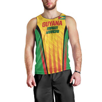 Custom Amazon Warriors Guyana Cricket Men Tank Top Ready For Glory Yellow Version - Wonder Print Shop