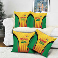 Amazon Warriors Guyana Cricket Pillow Cover Ready For Glory Yellow Version - Wonder Print Shop