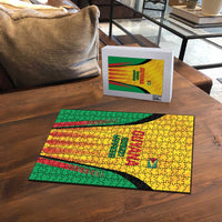 Amazon Warriors Guyana Cricket Puzzle Ready For Glory Yellow Version - Wonder Print Shop