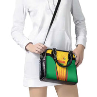 Custom Amazon Warriors Guyana Cricket Shoulder Handbag Ready For Glory Yellow Version - Wonder Print Shop