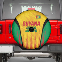 Custom Amazon Warriors Guyana Cricket Spare Tire Cover Ready For Glory Yellow Version - Wonder Print Shop