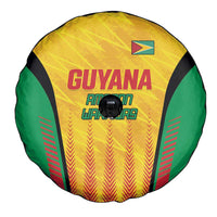 Custom Amazon Warriors Guyana Cricket Spare Tire Cover Ready For Glory Yellow Version - Wonder Print Shop