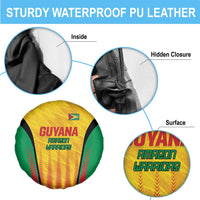 Custom Amazon Warriors Guyana Cricket Spare Tire Cover Ready For Glory Yellow Version - Wonder Print Shop